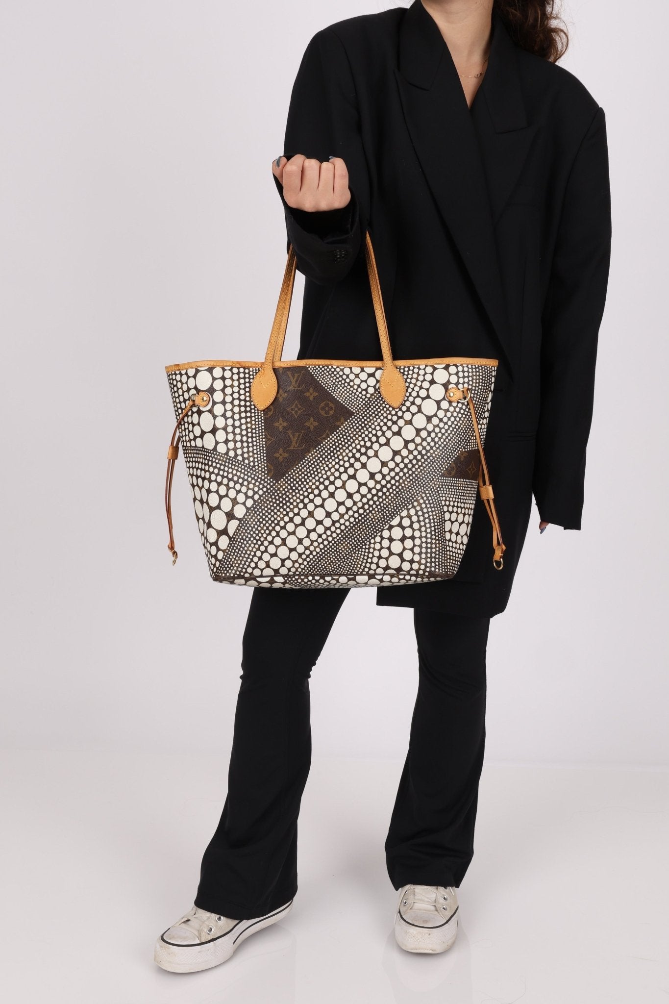 Limited Edition Louis Vuitton Kusama Waves Neverfull - FashioNica