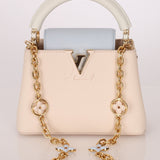 Limited Edition Louis Vuitton Mini Capucines Flower Chain Bag - FashioNica