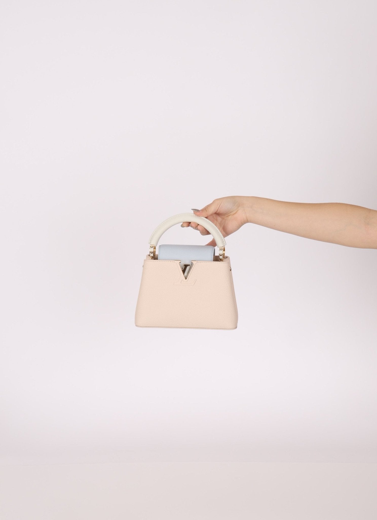 Limited Edition Louis Vuitton Mini Capucines Flower Chain Bag - FashioNica