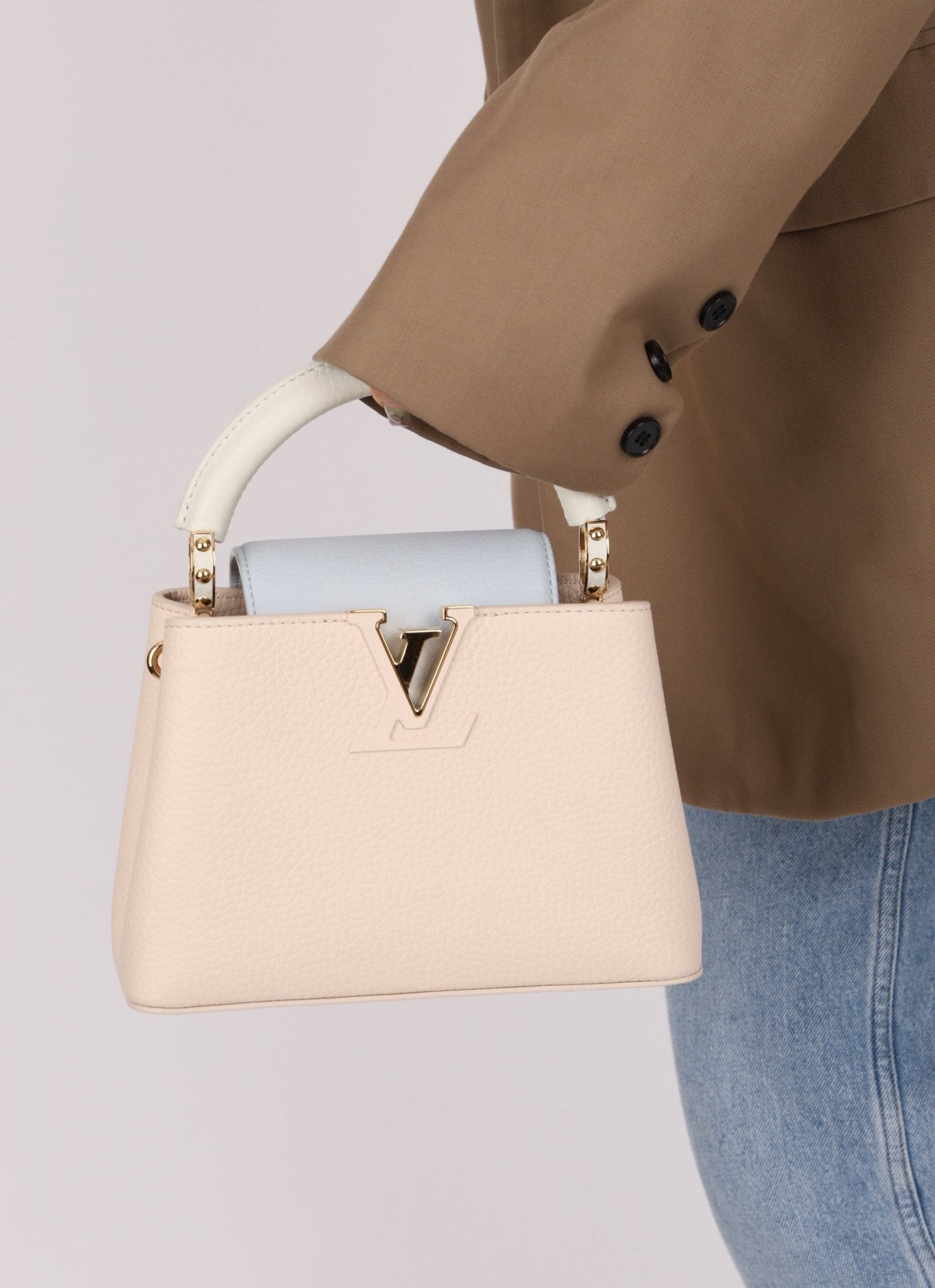 Limited Edition Louis Vuitton Mini Capucines Flower Chain Bag - FashioNica