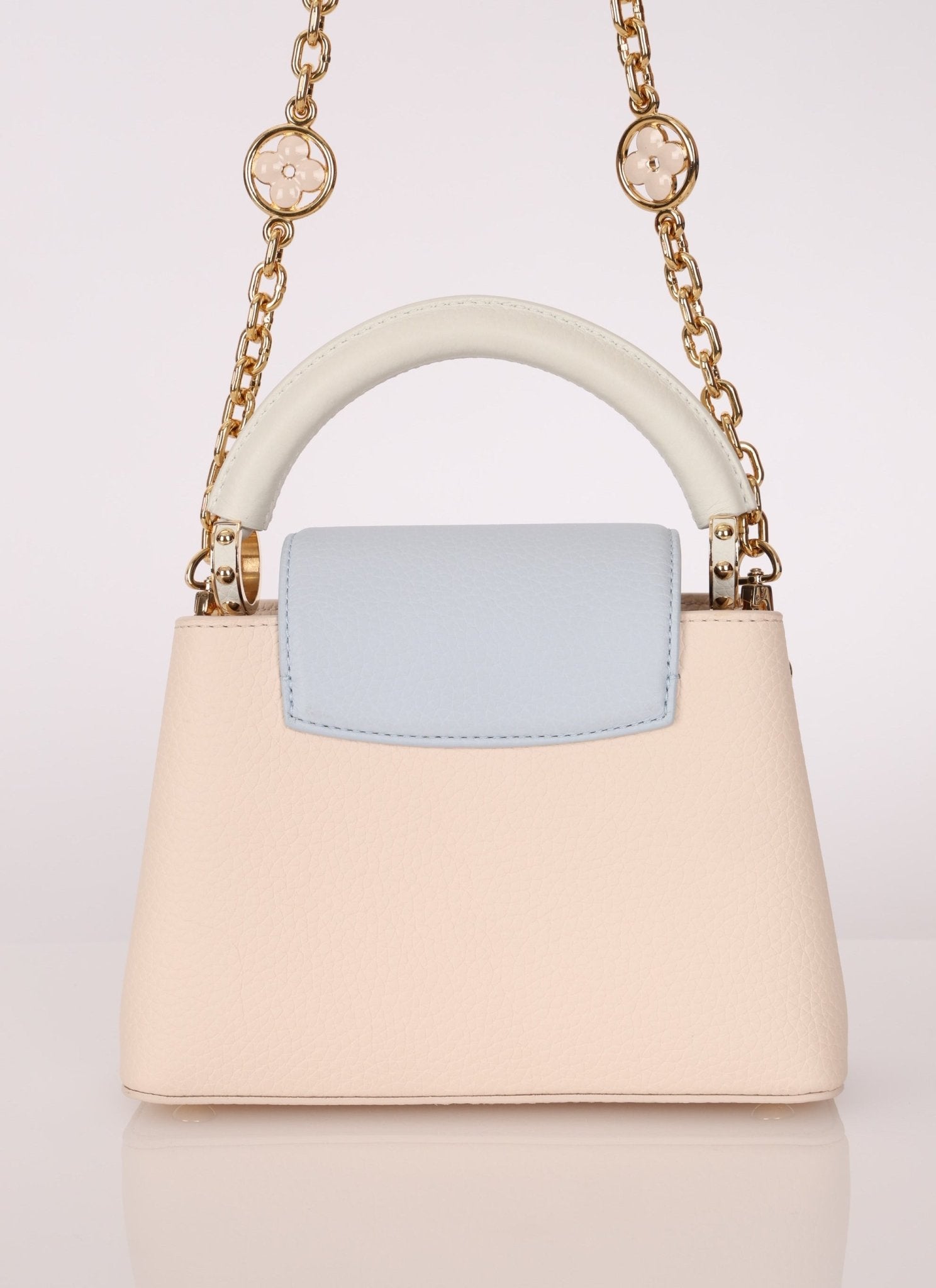 Limited Edition Louis Vuitton Mini Capucines Flower Chain Bag - FashioNica