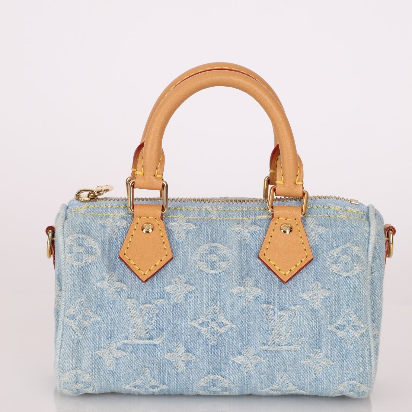 Limited Edition Louis Vuitton Monogram Denim Speedy Nano - FashioNica