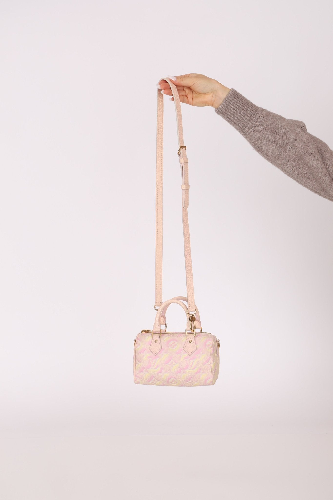 Limited Edition Louis Vuitton Monogram Empreinte 'Stardust' Nano Speedy - FashioNica