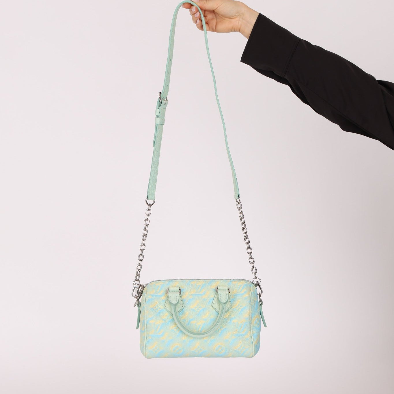 Limited Edition Louis Vuitton Monogram Empreinte 'Stardust' Nano Speedy - FashioNica