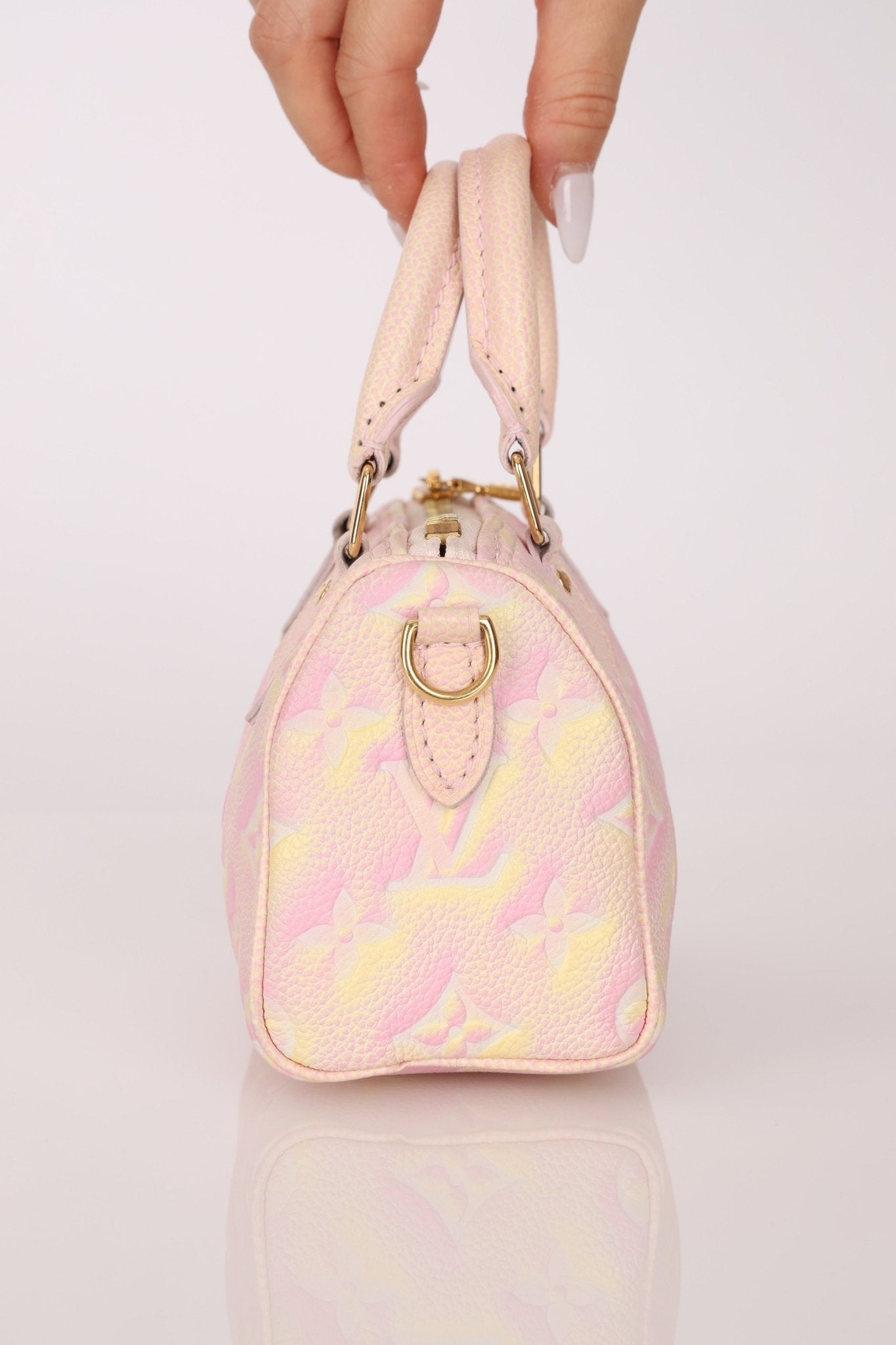 Limited Edition Louis Vuitton Monogram Empreinte 'Stardust' Nano Speedy - FashioNica