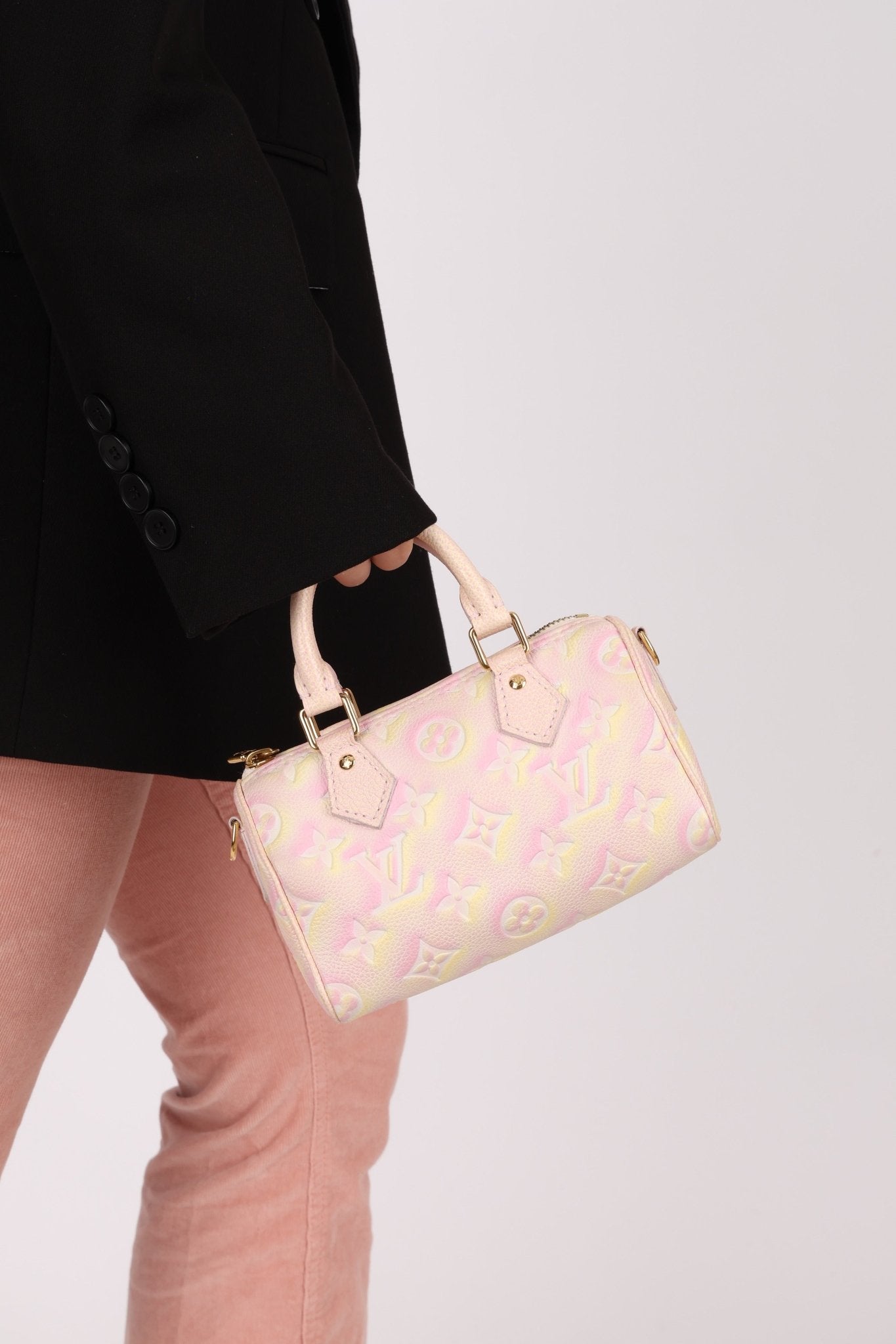 Limited Edition Louis Vuitton Monogram Empreinte 'Stardust' Nano Speedy - FashioNica