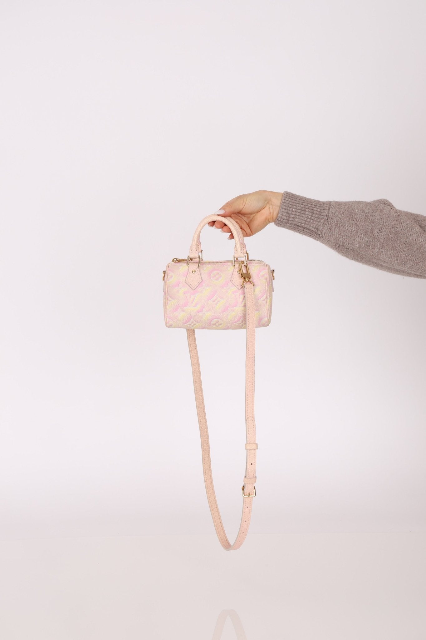 Limited Edition Louis Vuitton Monogram Empreinte 'Stardust' Nano Speedy - FashioNica