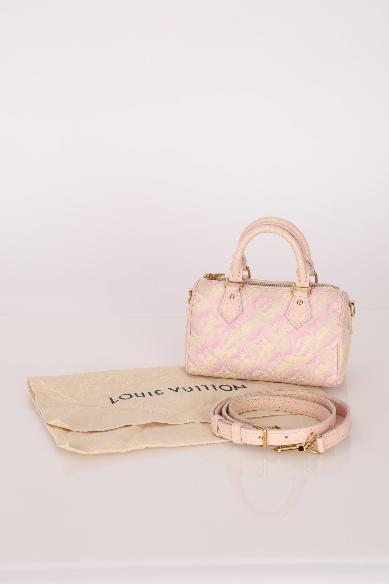 Limited Edition Louis Vuitton Monogram Empreinte 'Stardust' Nano Speedy - FashioNica