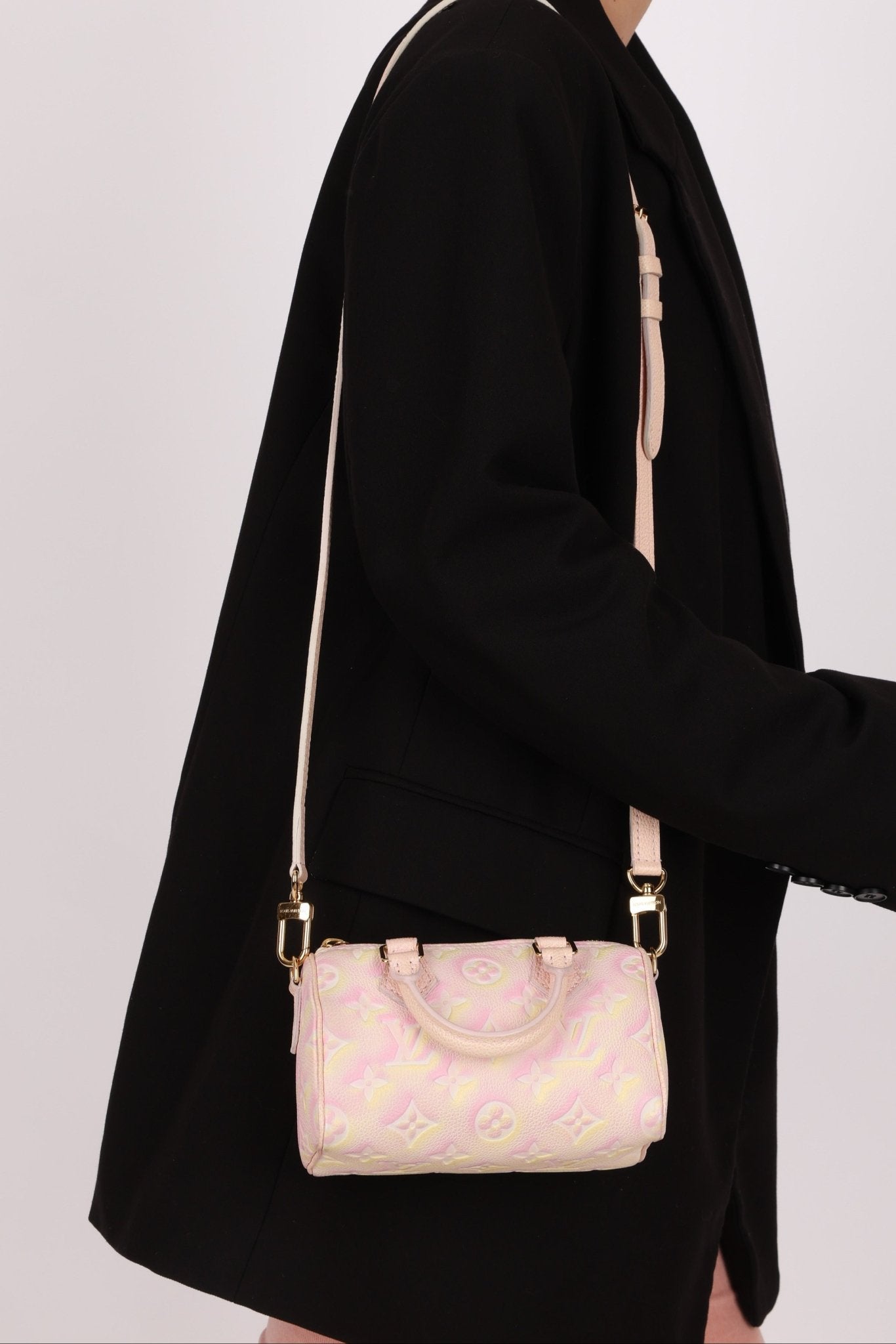 Limited Edition Louis Vuitton Monogram Empreinte 'Stardust' Nano Speedy - FashioNica