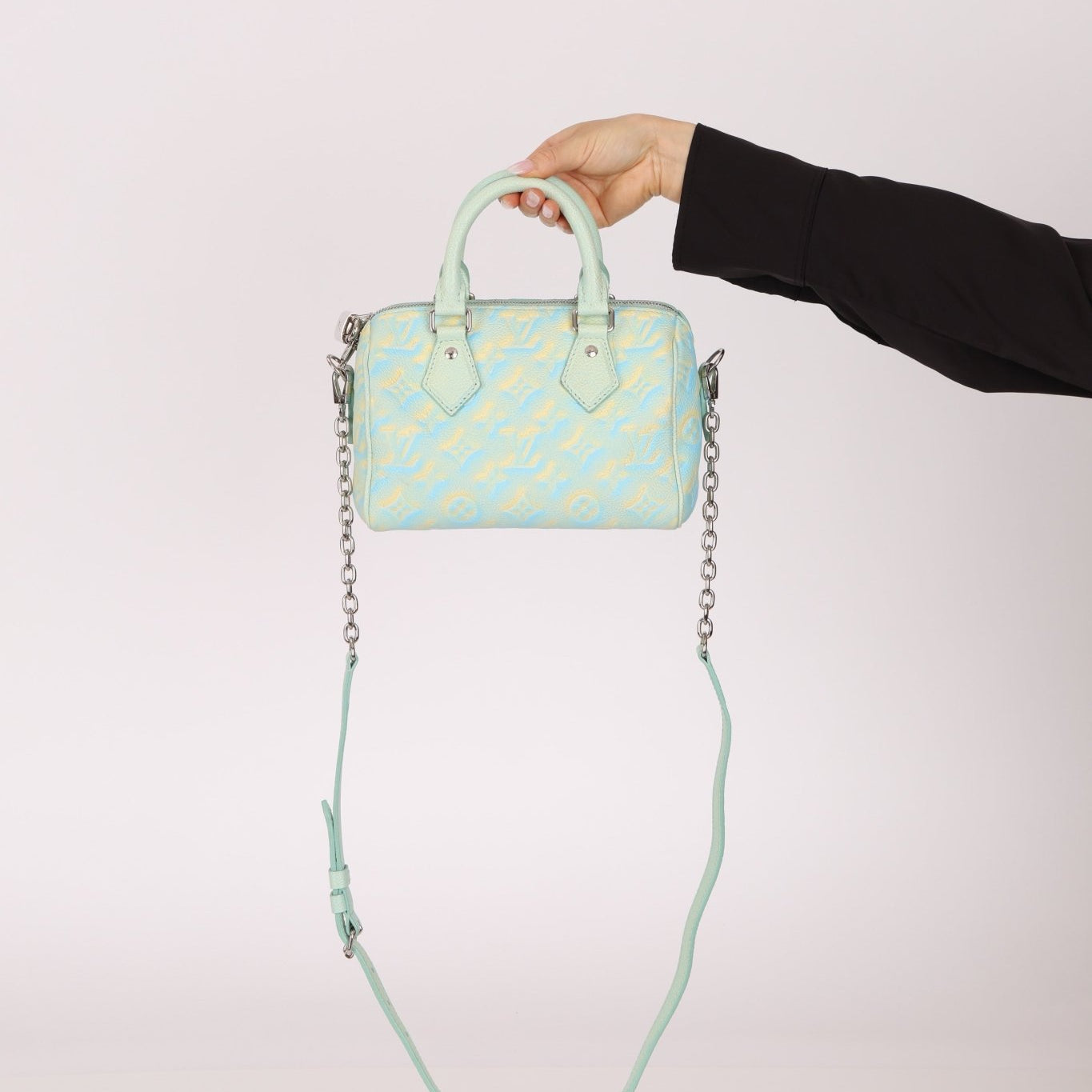 Limited Edition Louis Vuitton Monogram Empreinte 'Stardust' Nano Speedy - FashioNica