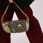 Limited Edition Louis Vuitton Monogram Patchwork Denim Pouchy - FashioNica