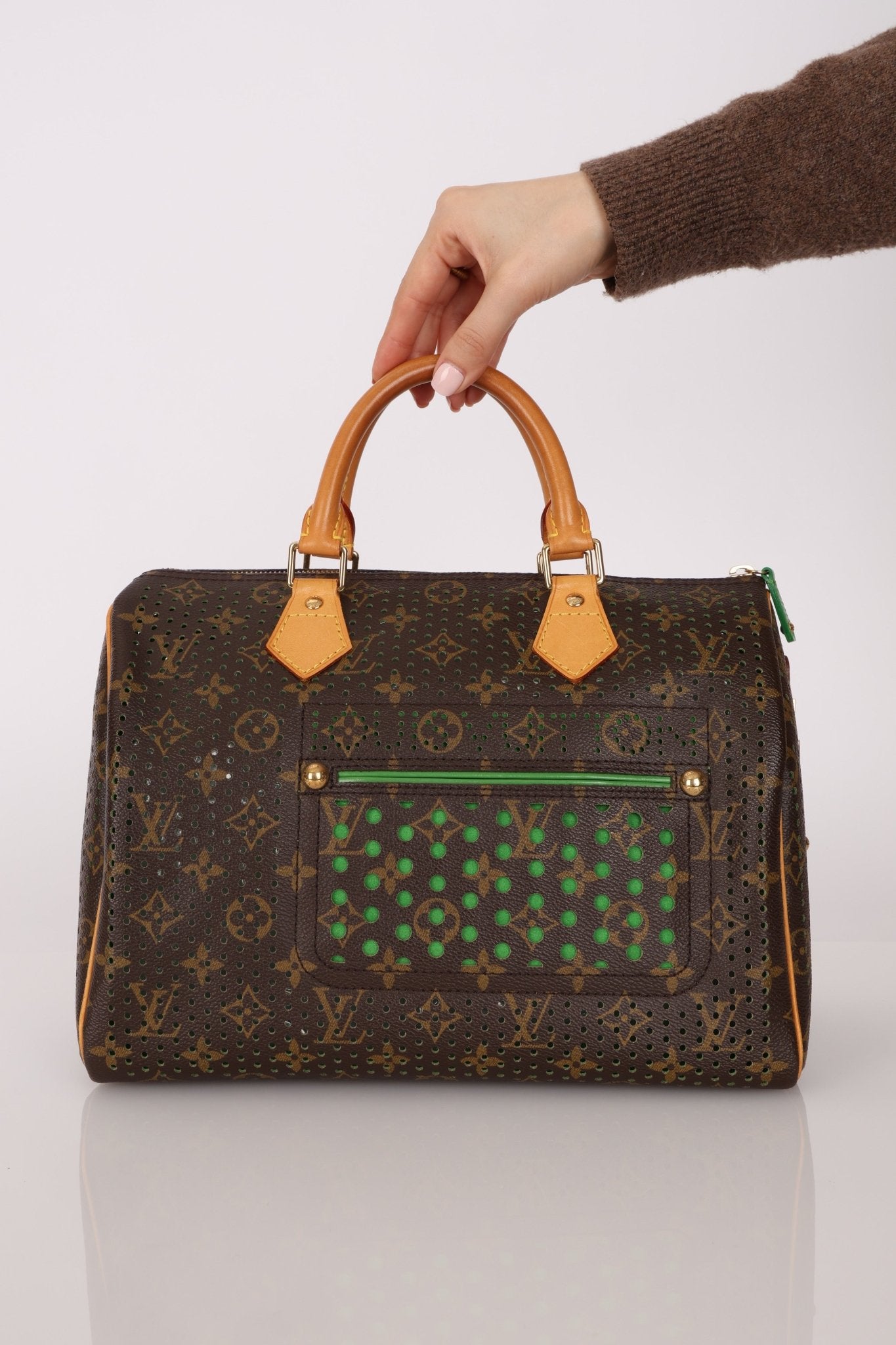 Limited Edition Louis Vuitton Monogram Perforated Speedy 30 - FashioNica