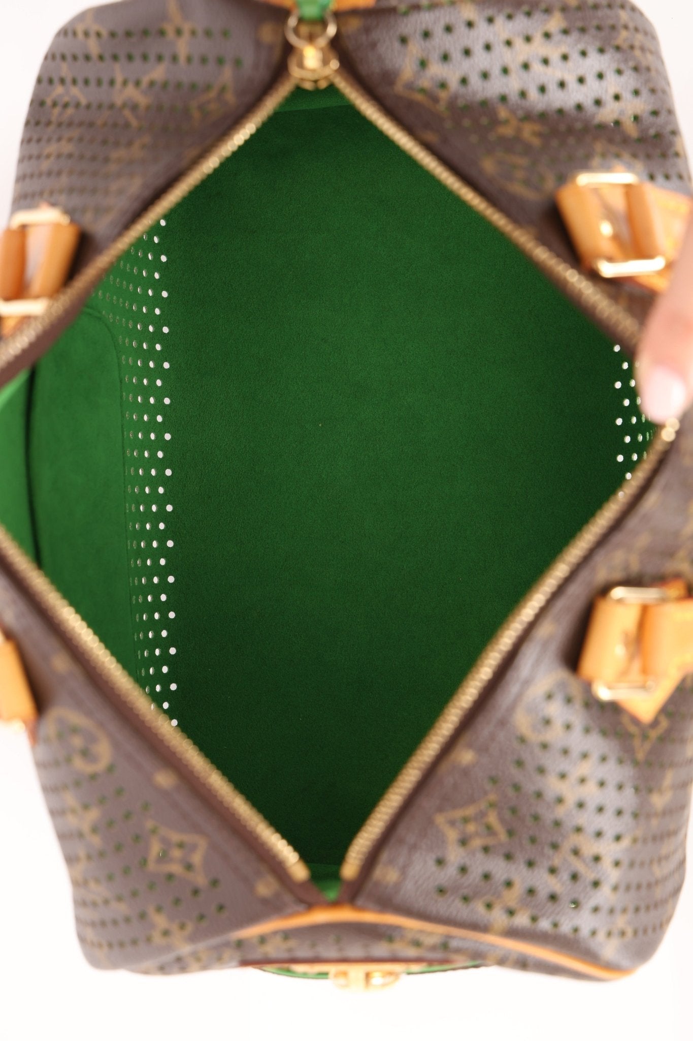 Limited Edition Louis Vuitton Monogram Perforated Speedy 30 - FashioNica