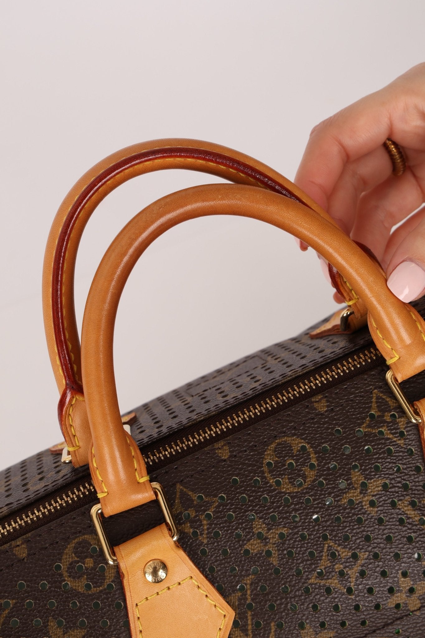 Limited Edition Louis Vuitton Monogram Perforated Speedy 30 - FashioNica