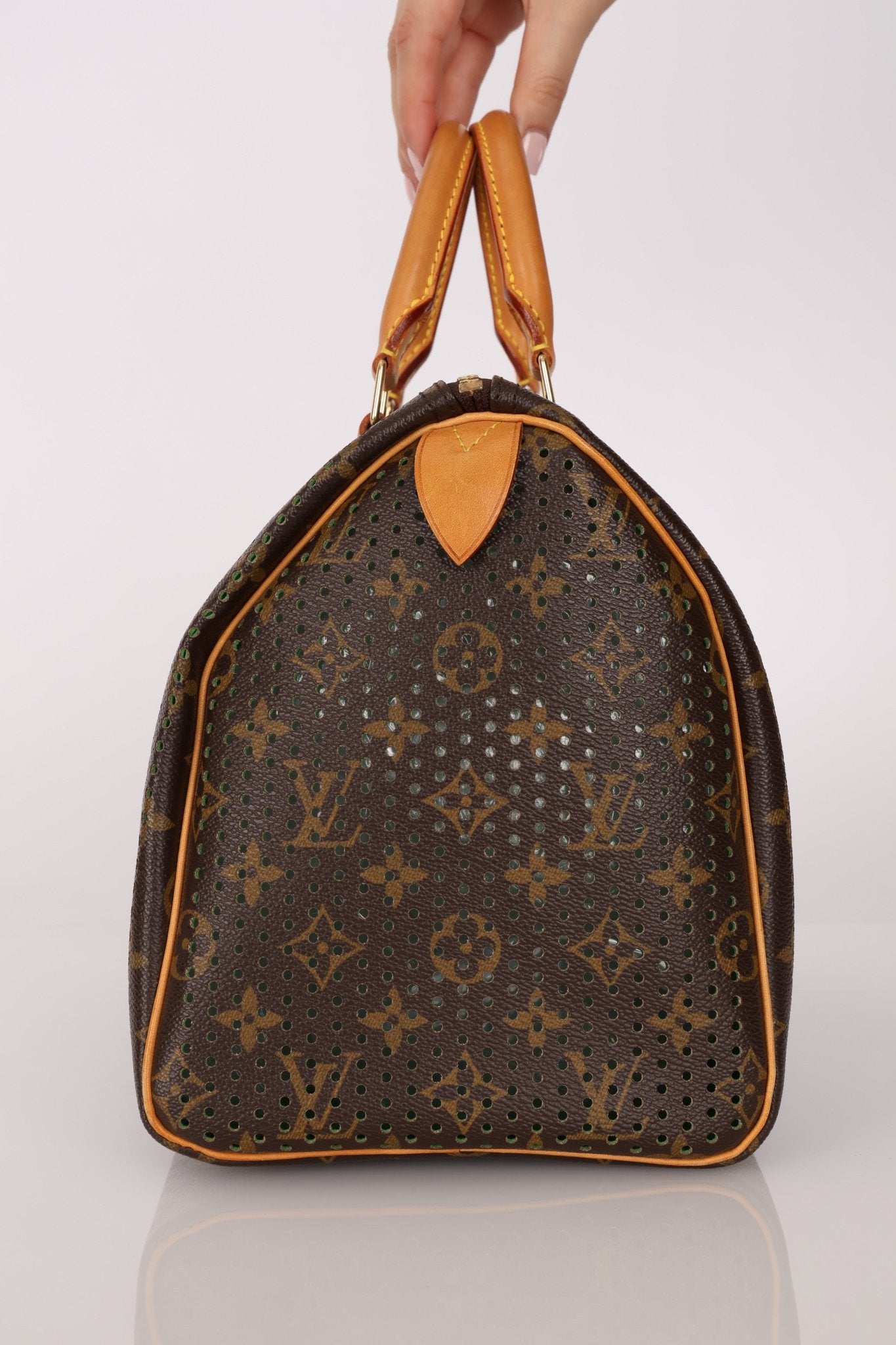 Limited Edition Louis Vuitton Monogram Perforated Speedy 30 - FashioNica