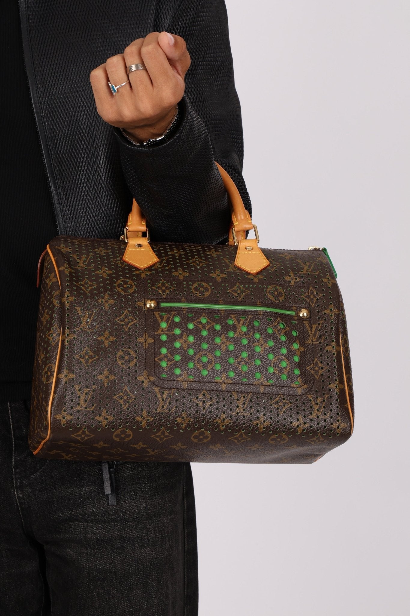 Limited Edition Louis Vuitton Monogram Perforated Speedy 30 - FashioNica