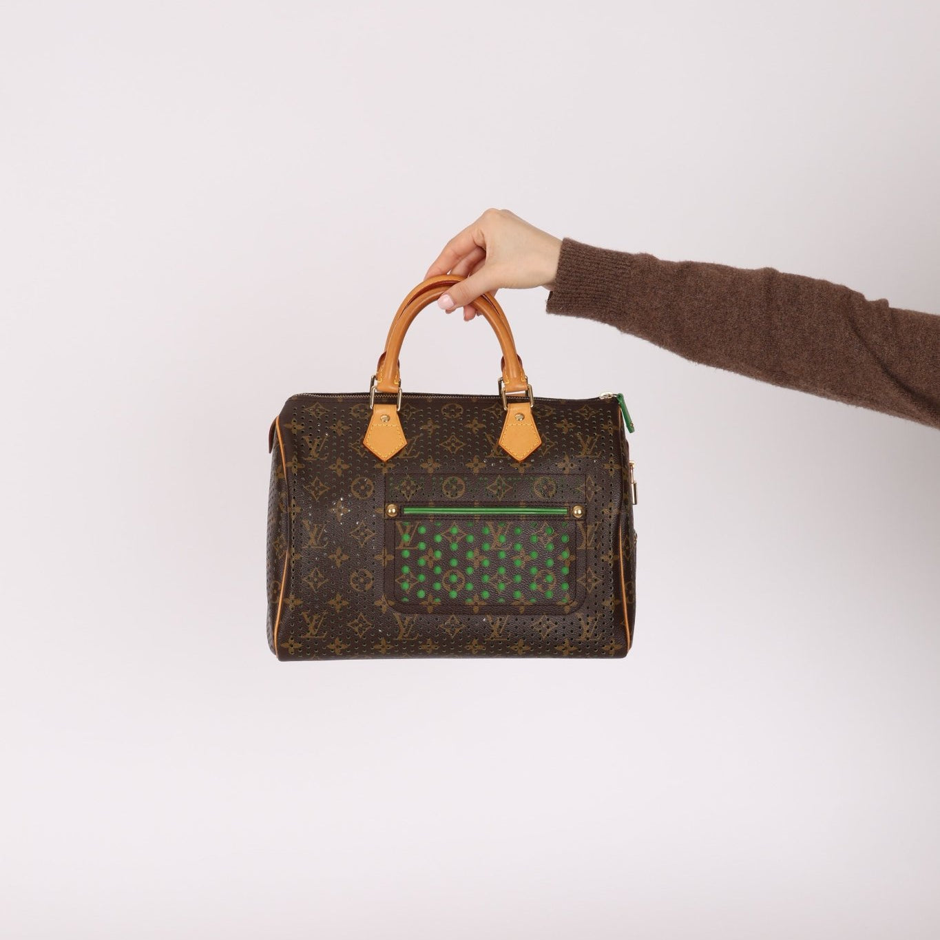 Limited Edition Louis Vuitton Monogram Perforated Speedy 30 - FashioNica