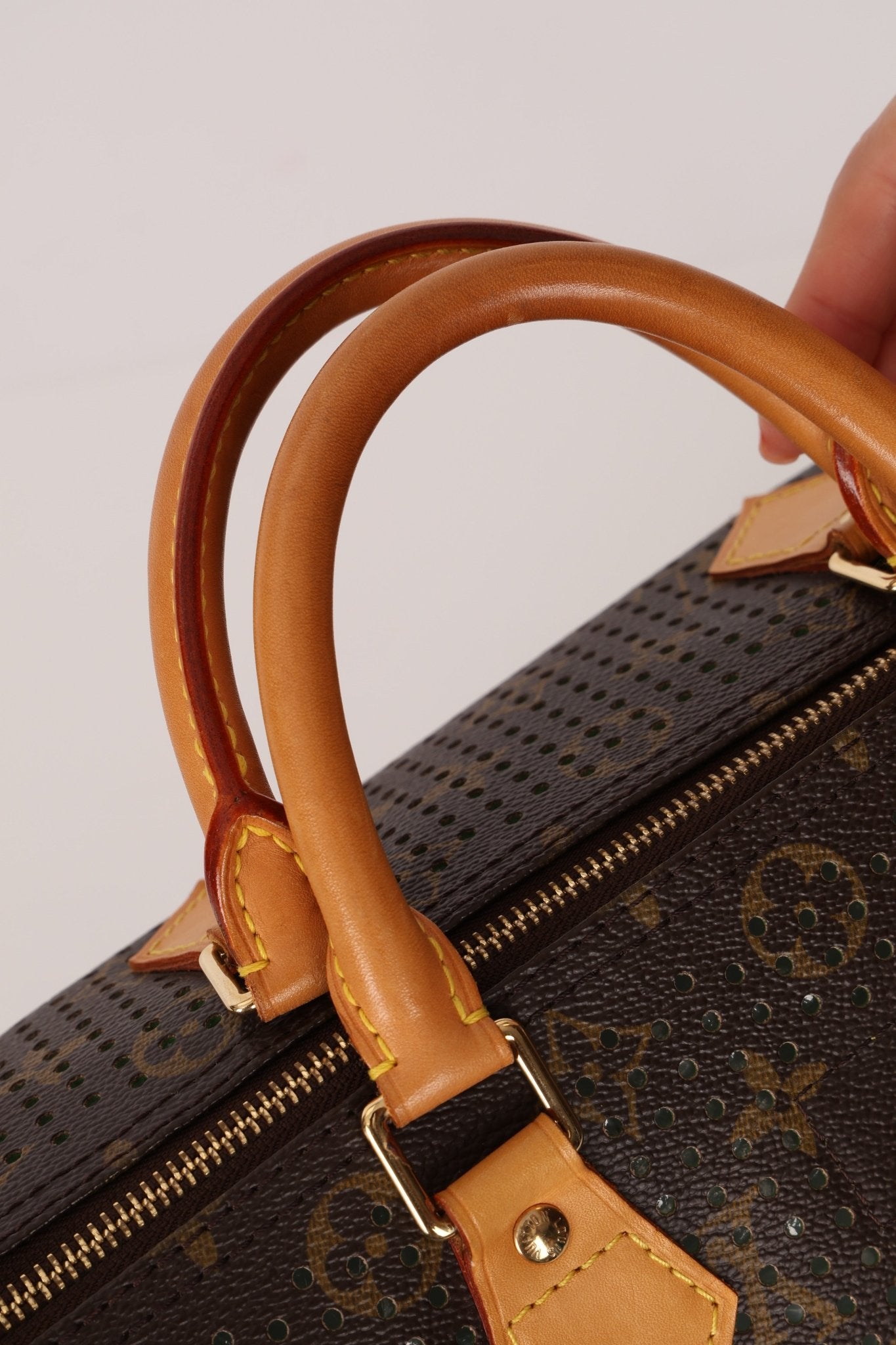 Limited Edition Louis Vuitton Monogram Perforated Speedy 30 - FashioNica