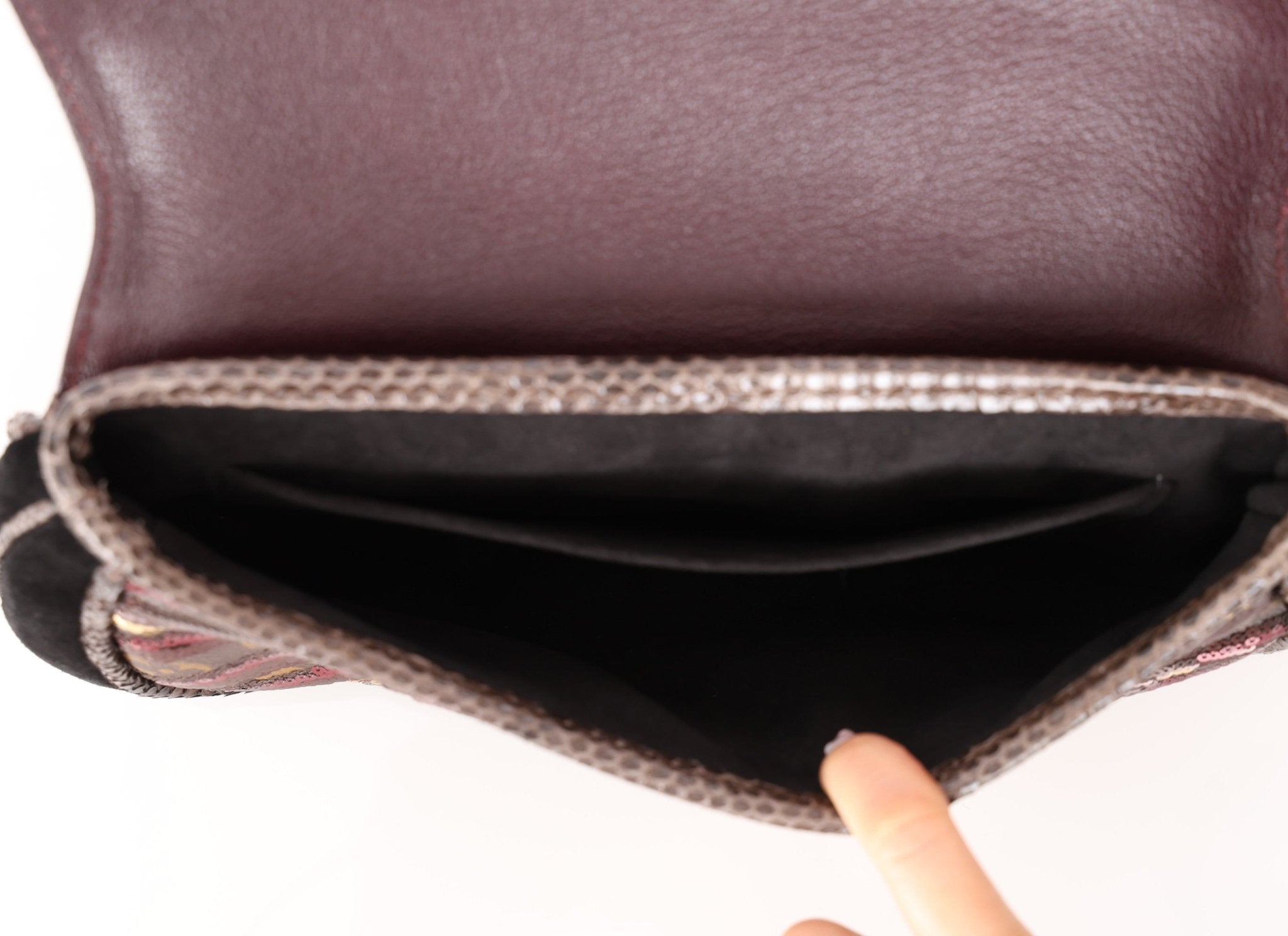 Limited Edition Louis Vuitton Monogram Sauvage Sequin Tiger Clutch - FashioNica