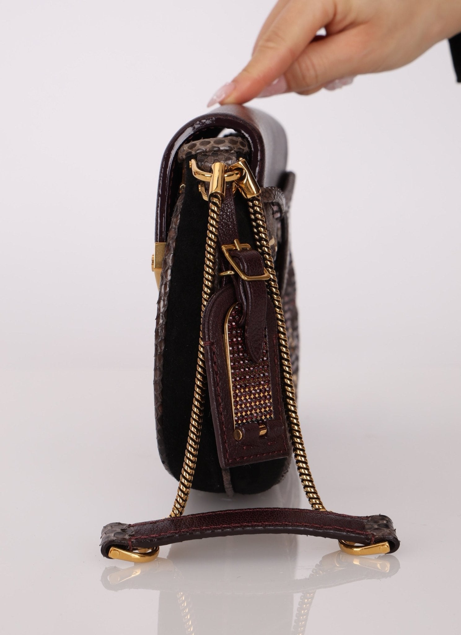 Limited Edition Louis Vuitton Monogram Sauvage Sequin Tiger Clutch - FashioNica