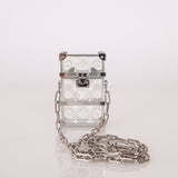 Limited Edition Louis Vuitton Monogram Transparent Plexiglass Trunk Crossbody - FashioNica
