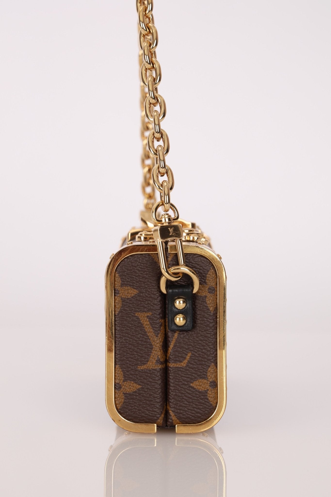 Limited Edition Louis Vuitton Monogram Trunk Vanity Case PM Bag - FashioNica