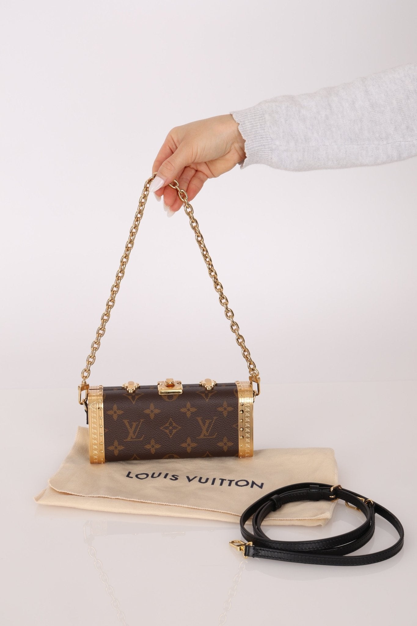 Limited Edition Louis Vuitton Monogram Trunk Vanity Case PM Bag - FashioNica