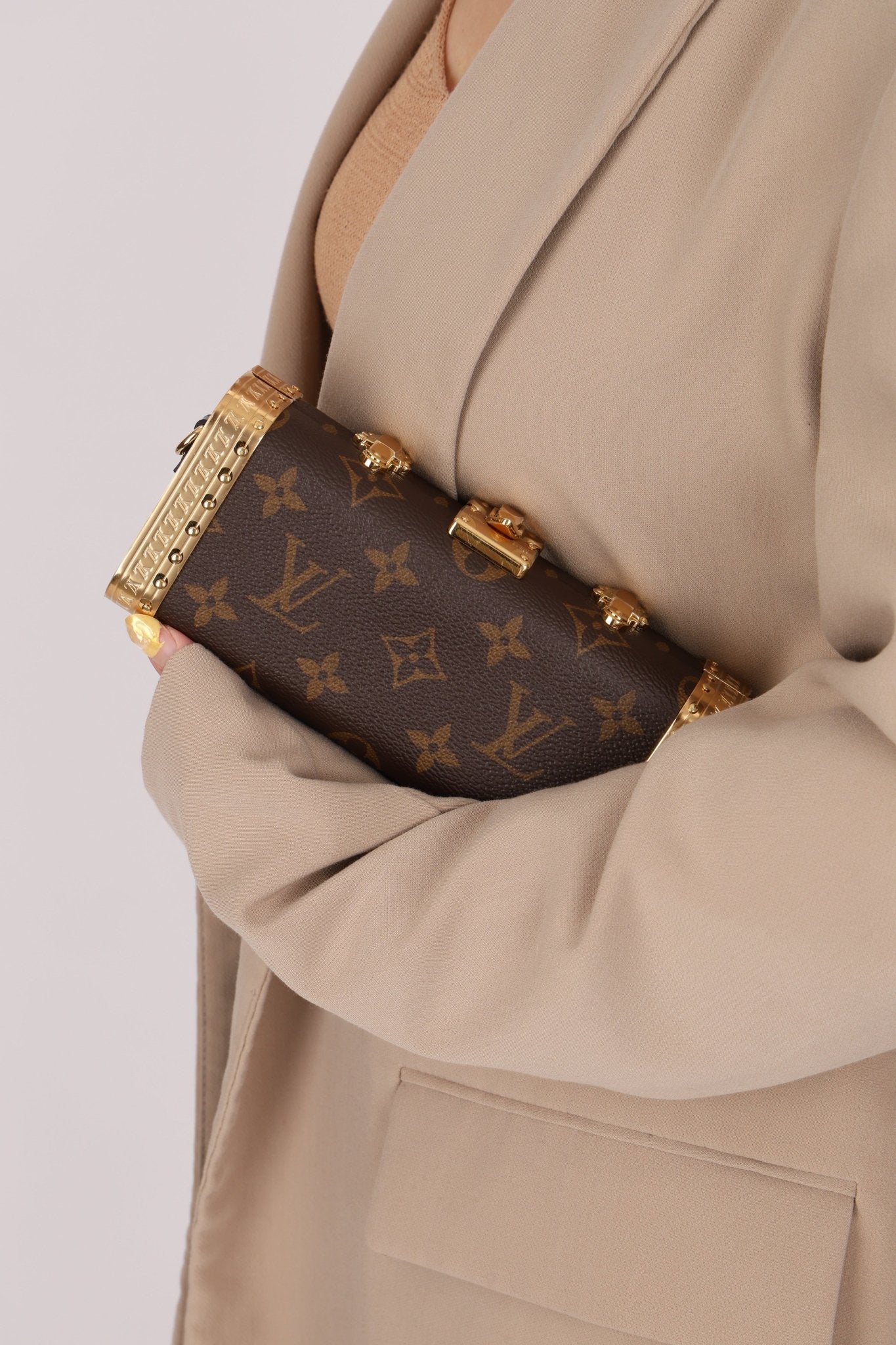 Limited Edition Louis Vuitton Monogram Trunk Vanity Case PM Bag - FashioNica