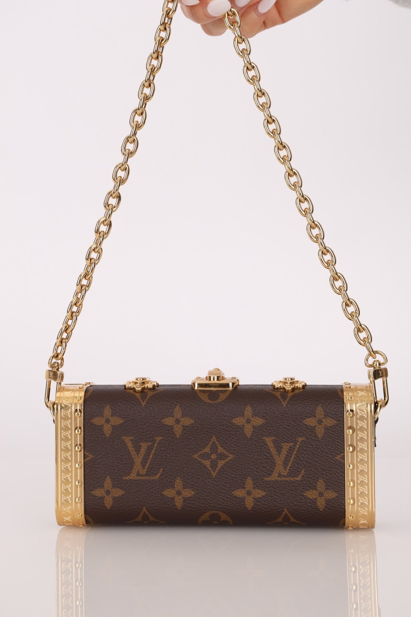 Limited Edition Louis Vuitton Monogram Trunk Vanity Case PM Bag - FashioNica