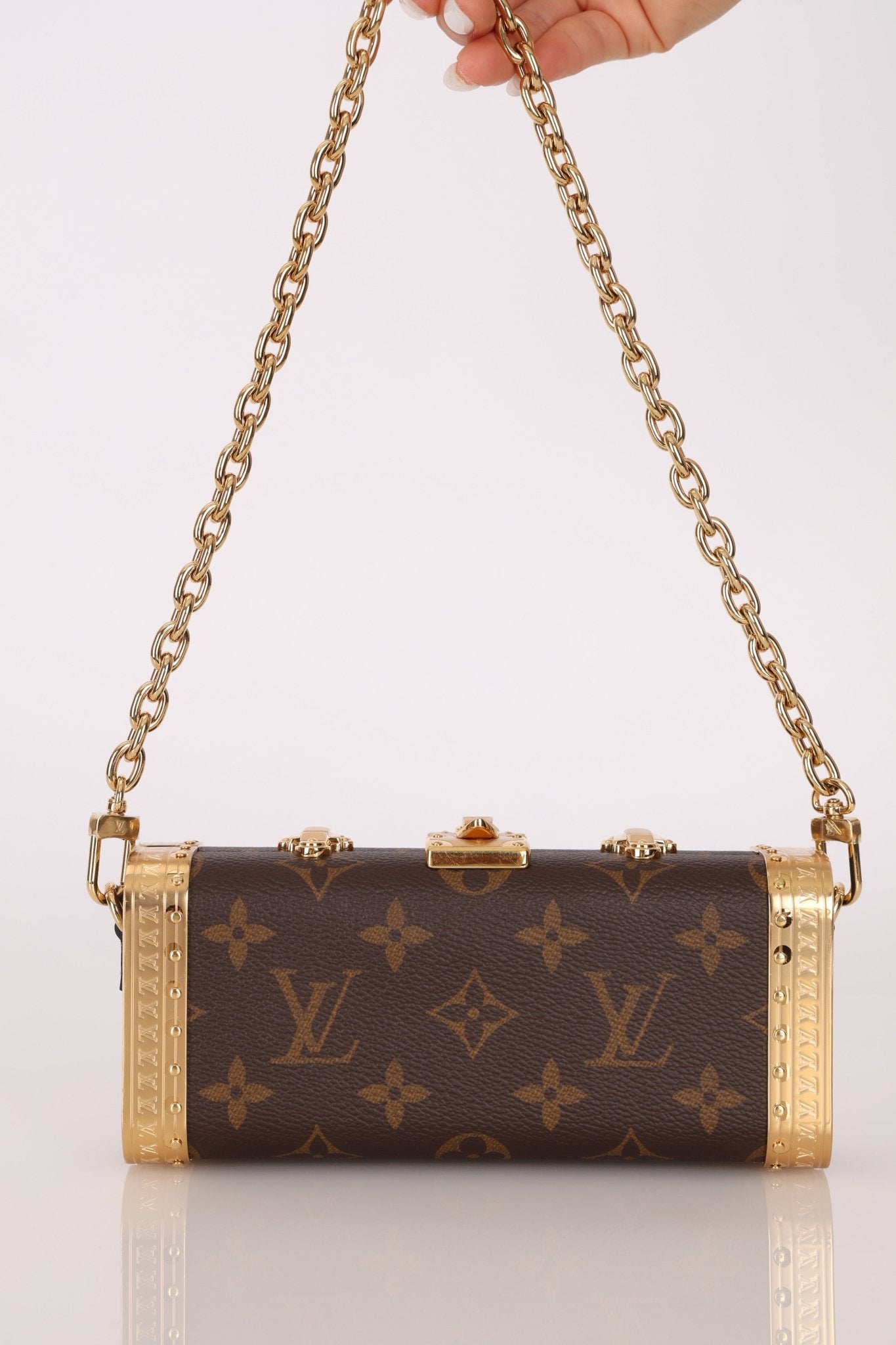 Limited Edition Louis Vuitton Monogram Trunk Vanity Case PM Bag - FashioNica