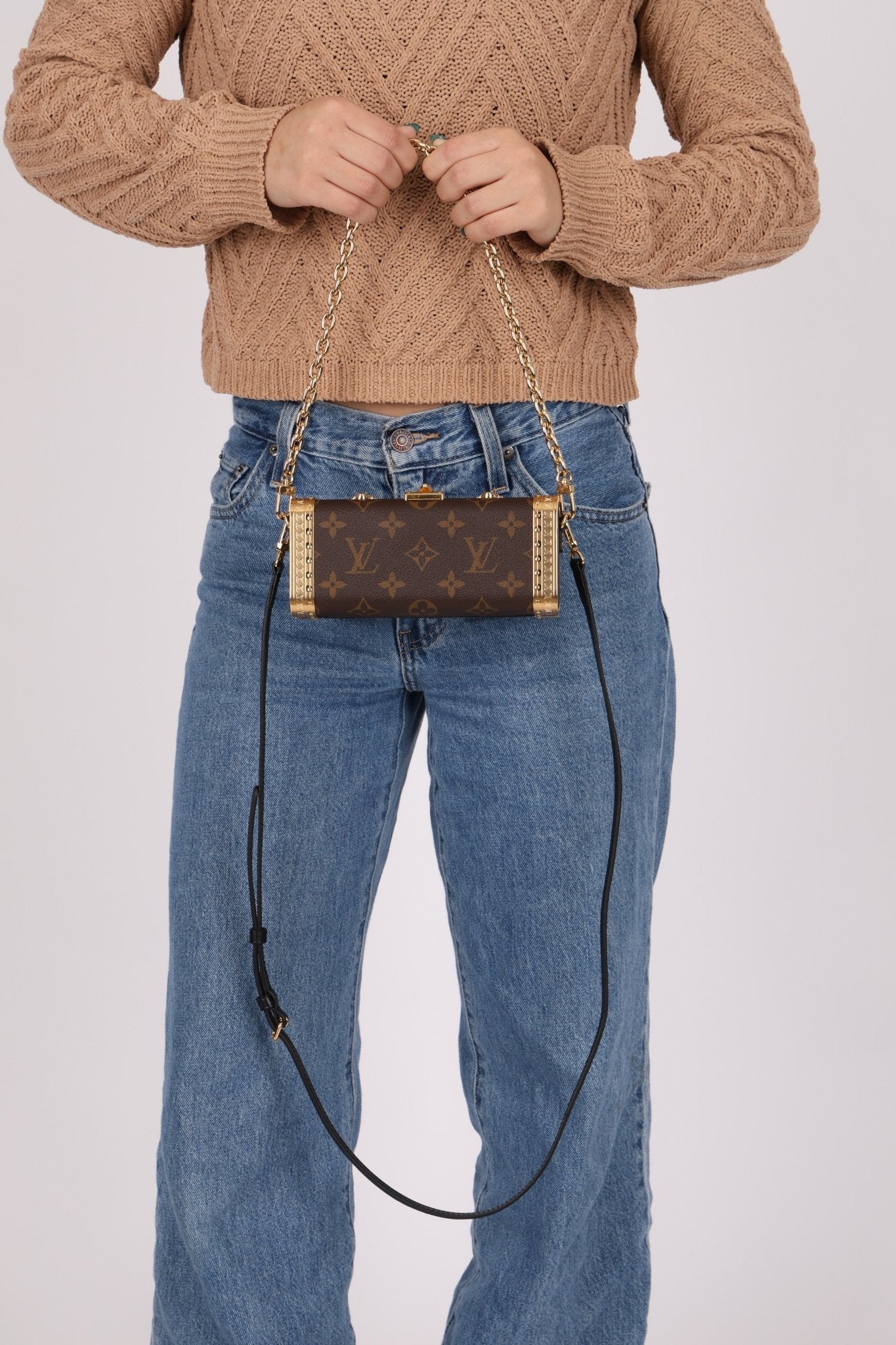 Limited Edition Louis Vuitton Monogram Trunk Vanity Case PM Bag - FashioNica