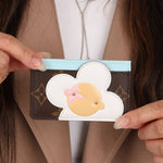 Limited Edition Louis Vuitton Monogram Vivienne Light Blue Card Holder - FashioNica