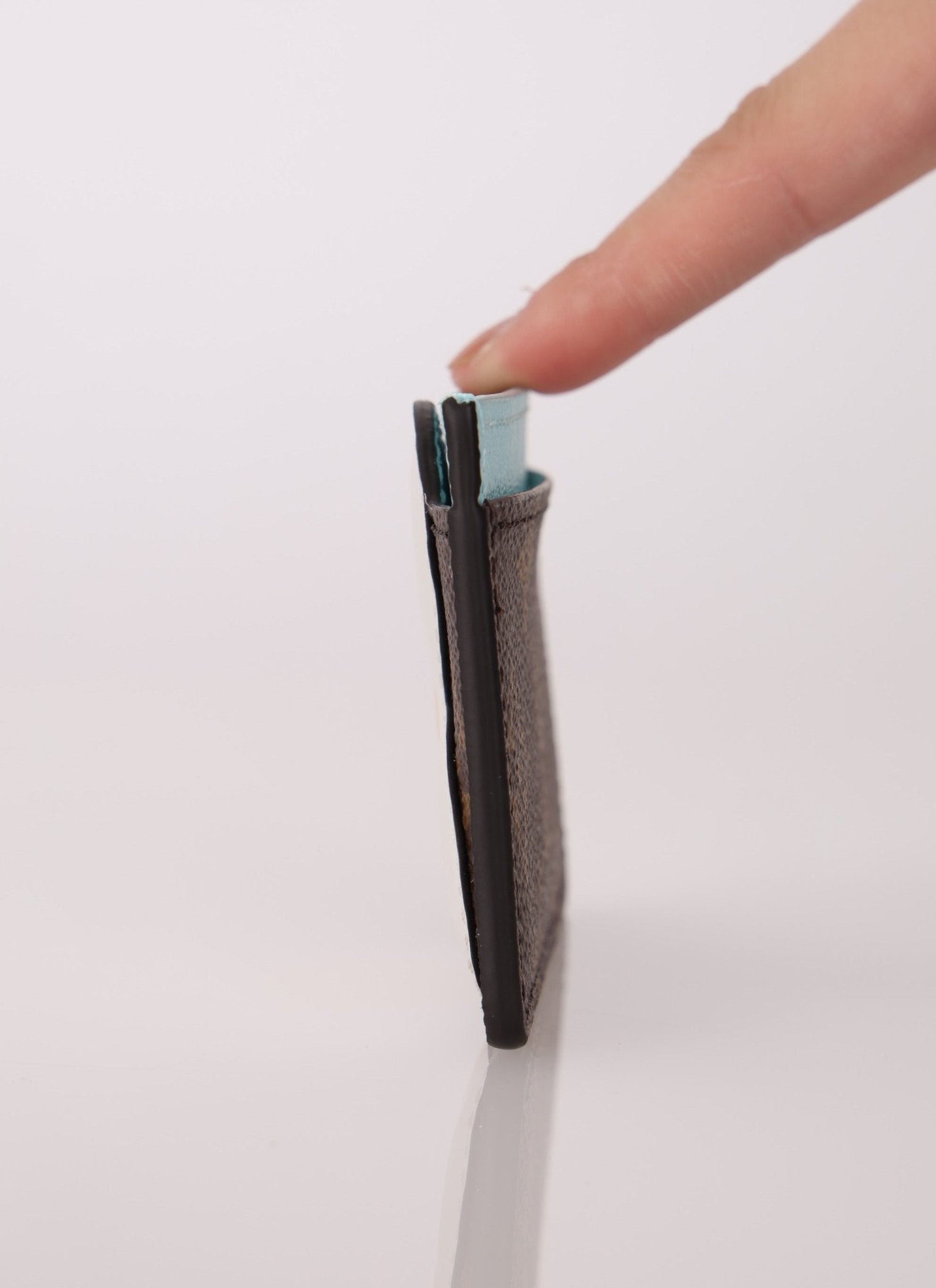 Limited Edition Louis Vuitton Monogram Vivienne Light Blue Card Holder - FashioNica