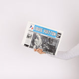 Limited Edition Louis Vuitton Newspaper Trompe L'oeil Clutch - FashioNica