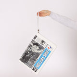 Limited Edition Louis Vuitton Newspaper Trompe L'oeil Clutch - FashioNica