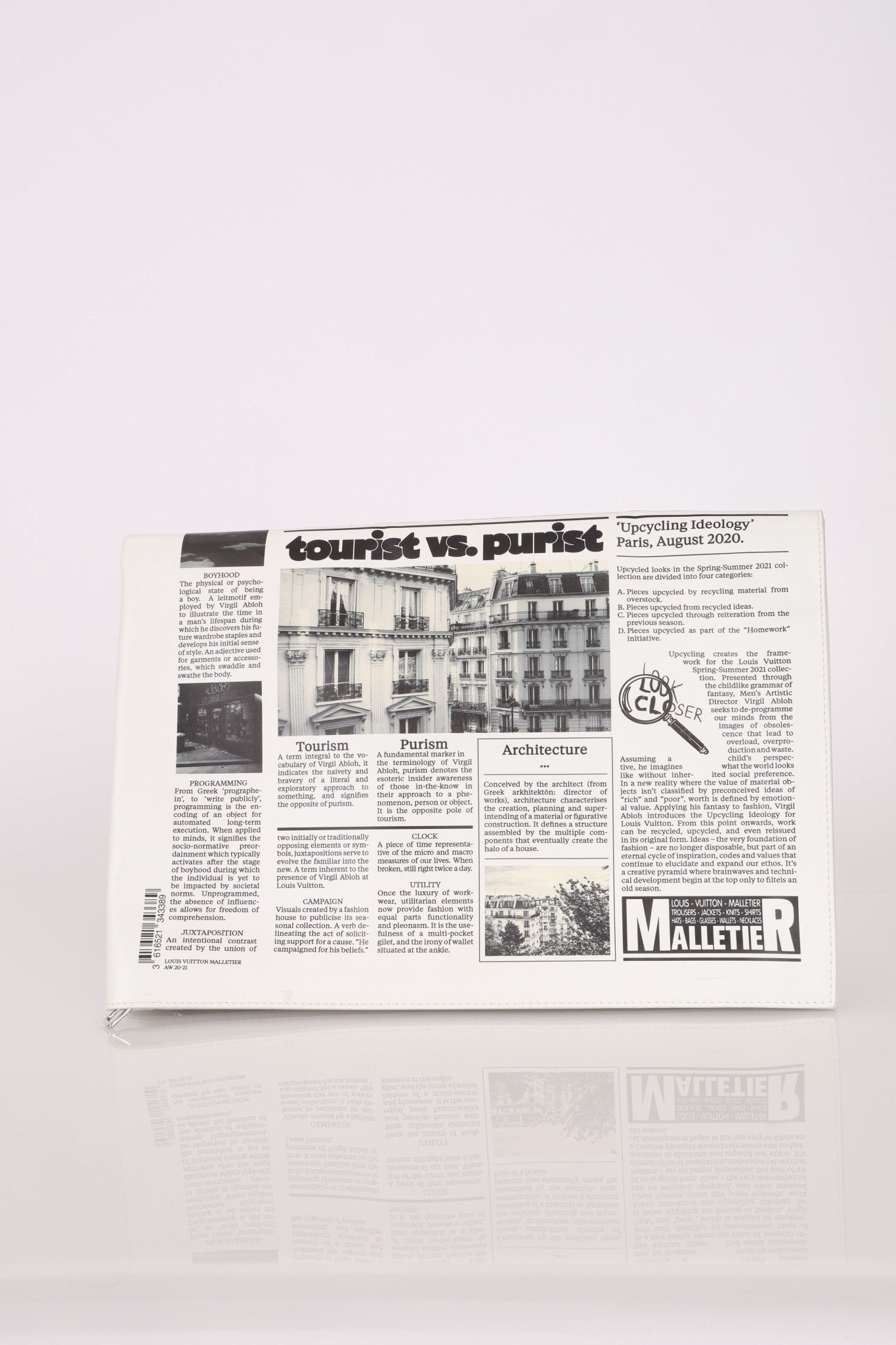 Limited Edition Louis Vuitton Newspaper Trompe L'oeil Clutch - FashioNica