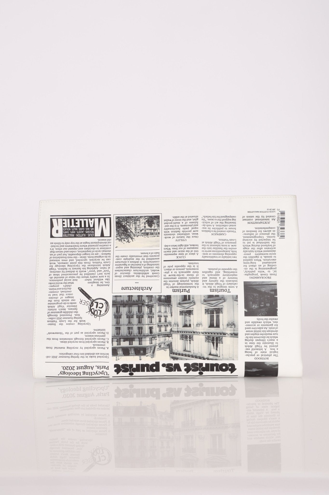 Limited Edition Louis Vuitton Newspaper Trompe L'oeil Clutch - FashioNica