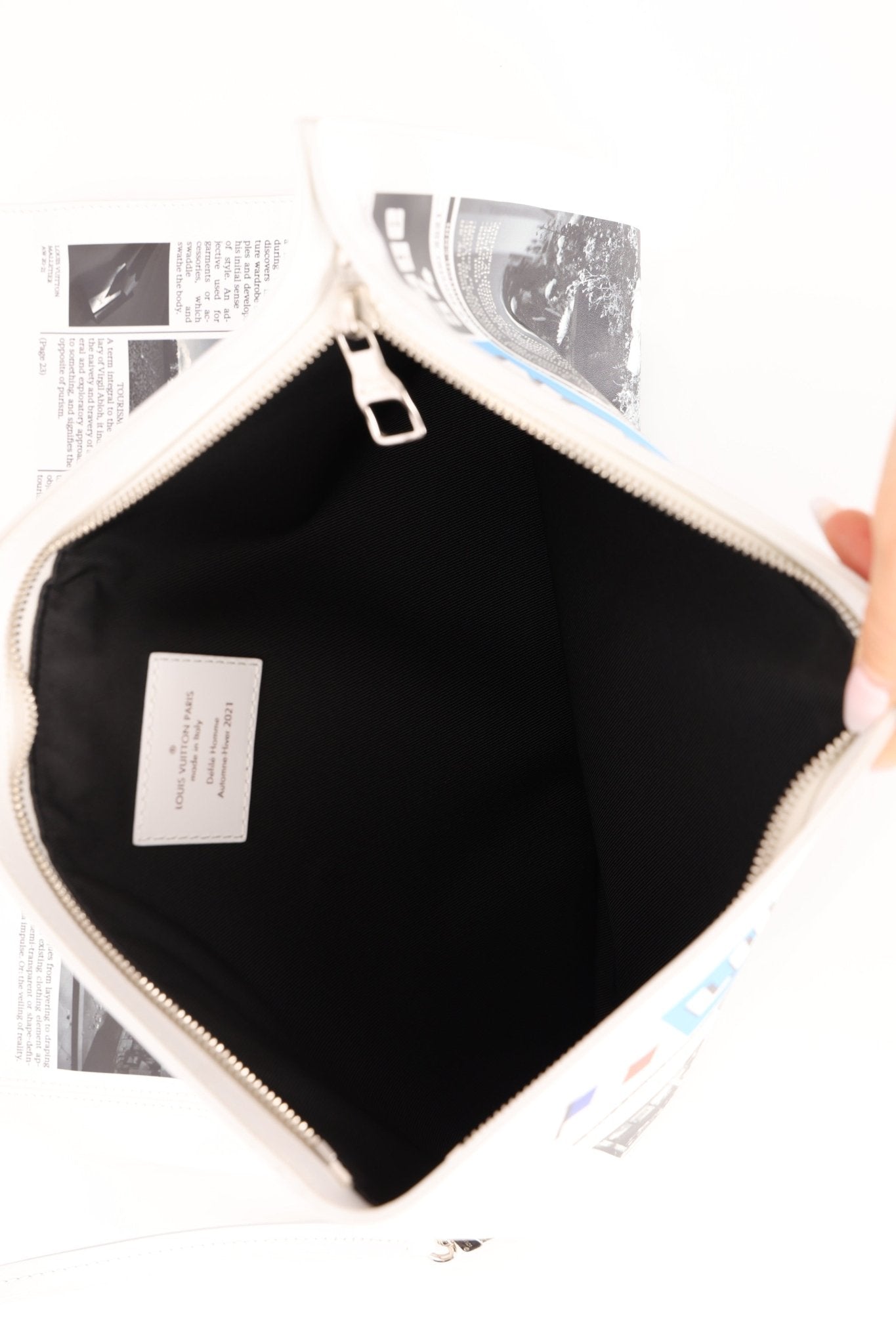 Limited Edition Louis Vuitton Newspaper Trompe L'oeil Clutch - FashioNica