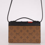 Limited Edition Louis Vuitton Reverse Monogram Book Wallet on Strap Bag - FashioNica