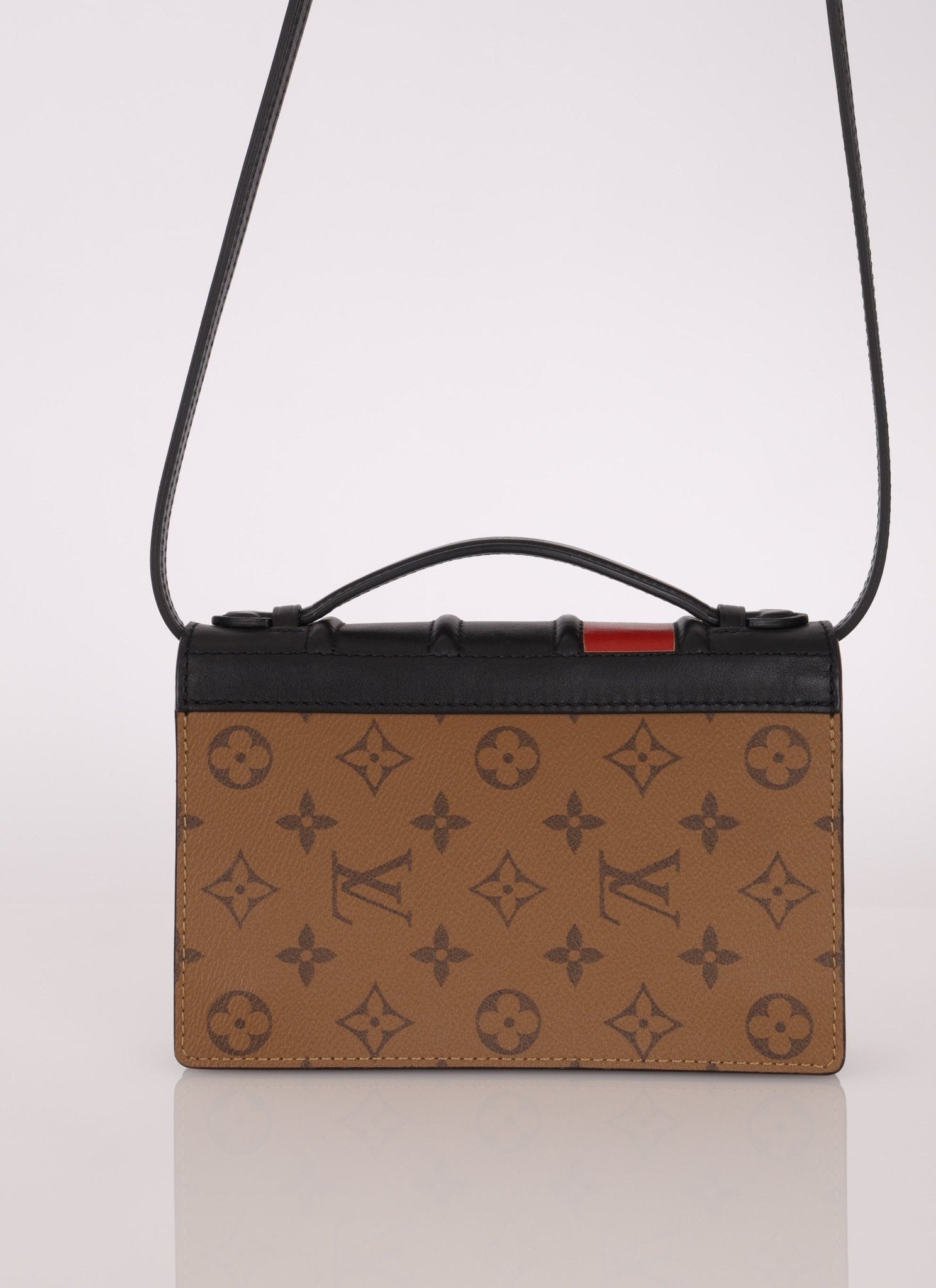 Limited Edition Louis Vuitton Reverse Monogram Book Wallet on Strap Bag - FashioNica