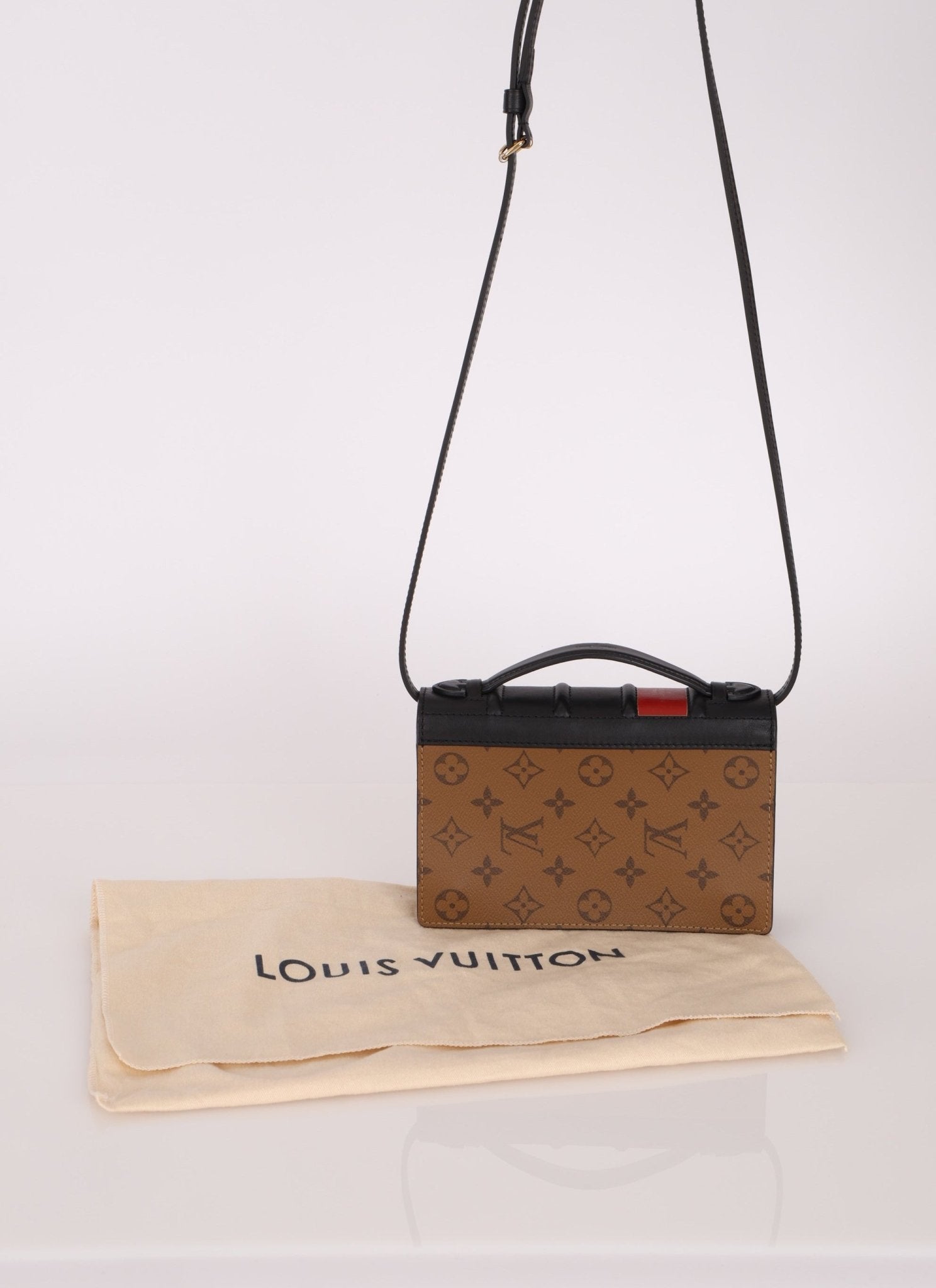 Limited Edition Louis Vuitton Reverse Monogram Book Wallet on Strap Bag - FashioNica