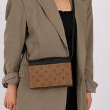 Limited Edition Louis Vuitton Reverse Monogram Book Wallet on Strap Bag - FashioNica