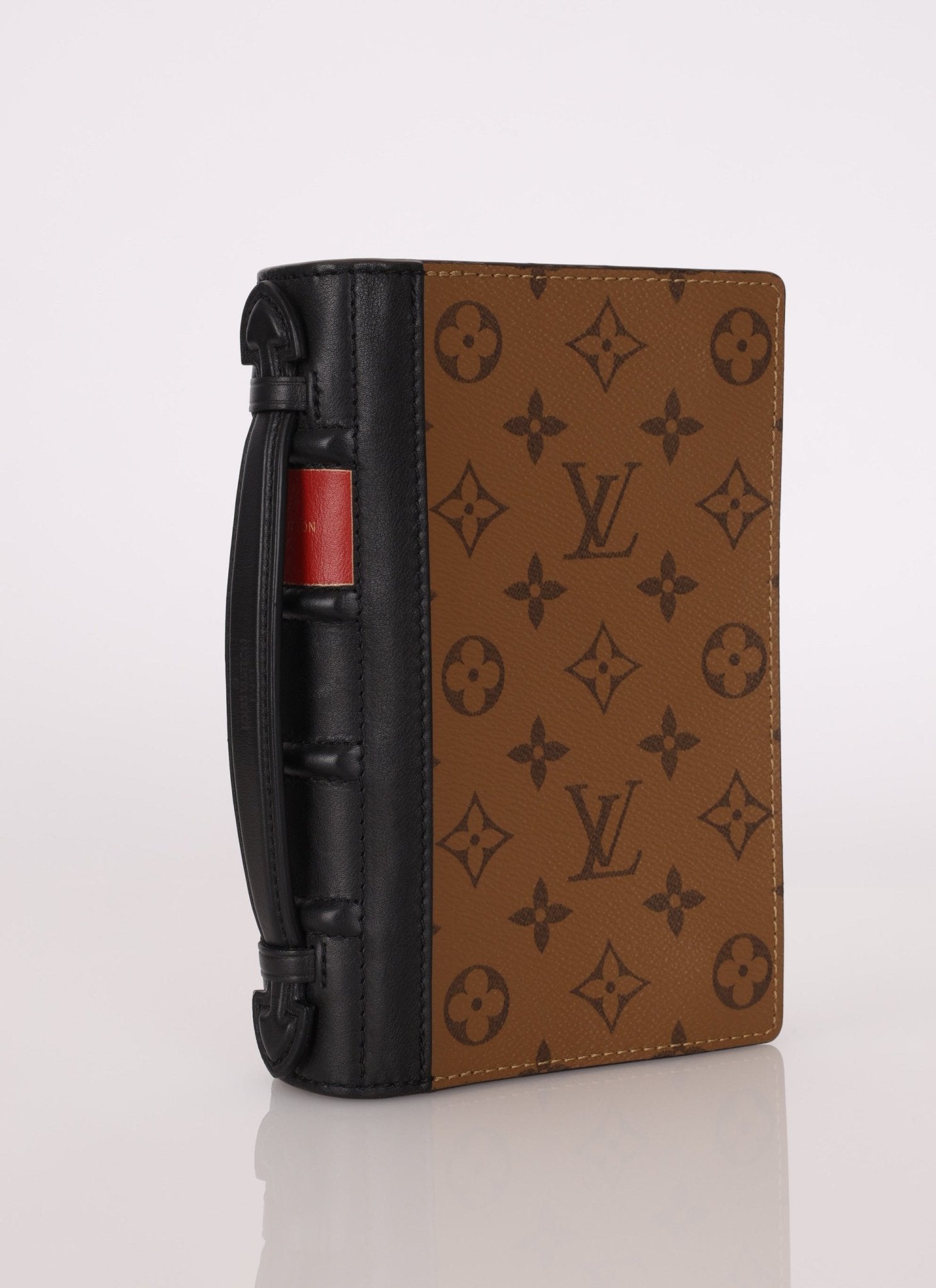 Limited Edition Louis Vuitton Reverse Monogram Book Wallet on Strap Bag - FashioNica