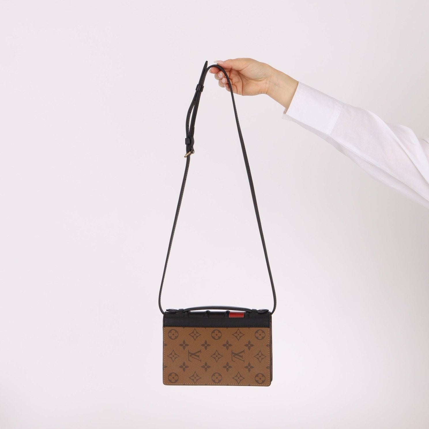 Limited Edition Louis Vuitton Reverse Monogram Book Wallet on Strap Bag - FashioNica