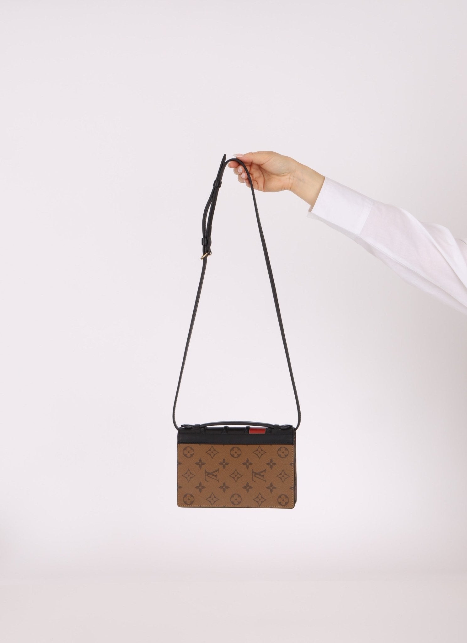 Limited Edition Louis Vuitton Reverse Monogram Book Wallet on Strap Bag - FashioNica