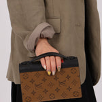 Limited Edition Louis Vuitton Reverse Monogram Book Wallet on Strap Bag - FashioNica