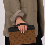 Limited Edition Louis Vuitton Reverse Monogram Book Wallet on Strap Bag - FashioNica