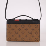 Limited Edition Louis Vuitton Reverse Monogram Book Wallet on Strap Bag - FashioNica