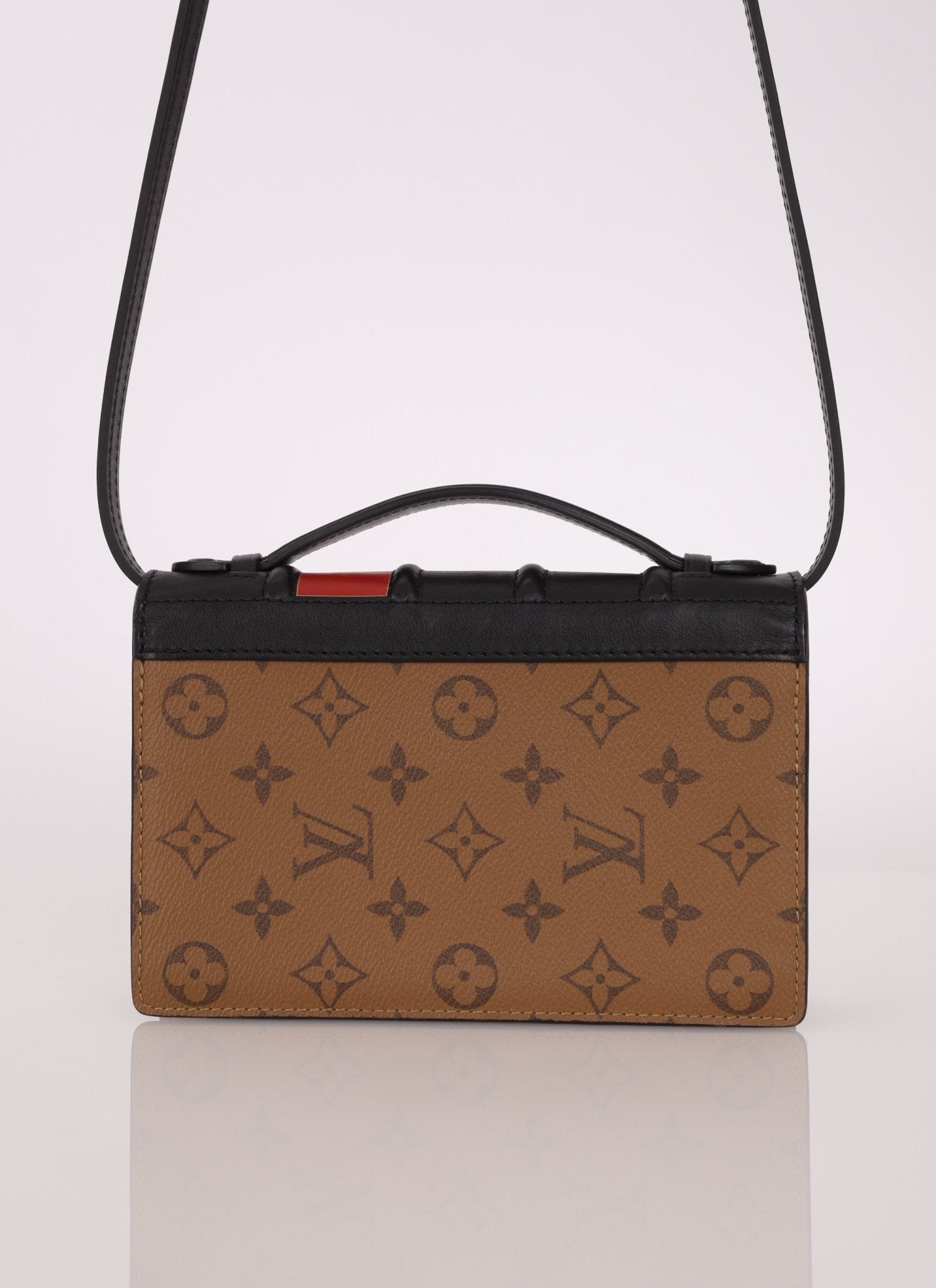 Limited Edition Louis Vuitton Reverse Monogram Book Wallet on Strap Bag - FashioNica