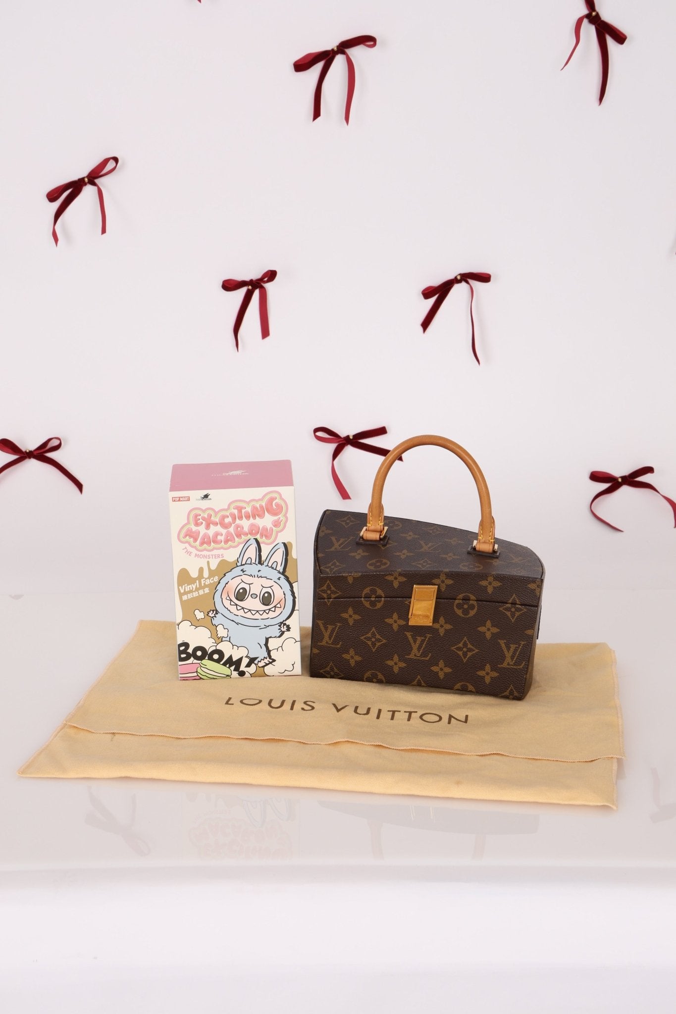 Limited Edition Louis Vuitton x Frank Gehry 2014 Monogram Twisted Box with Strap - FashioNica